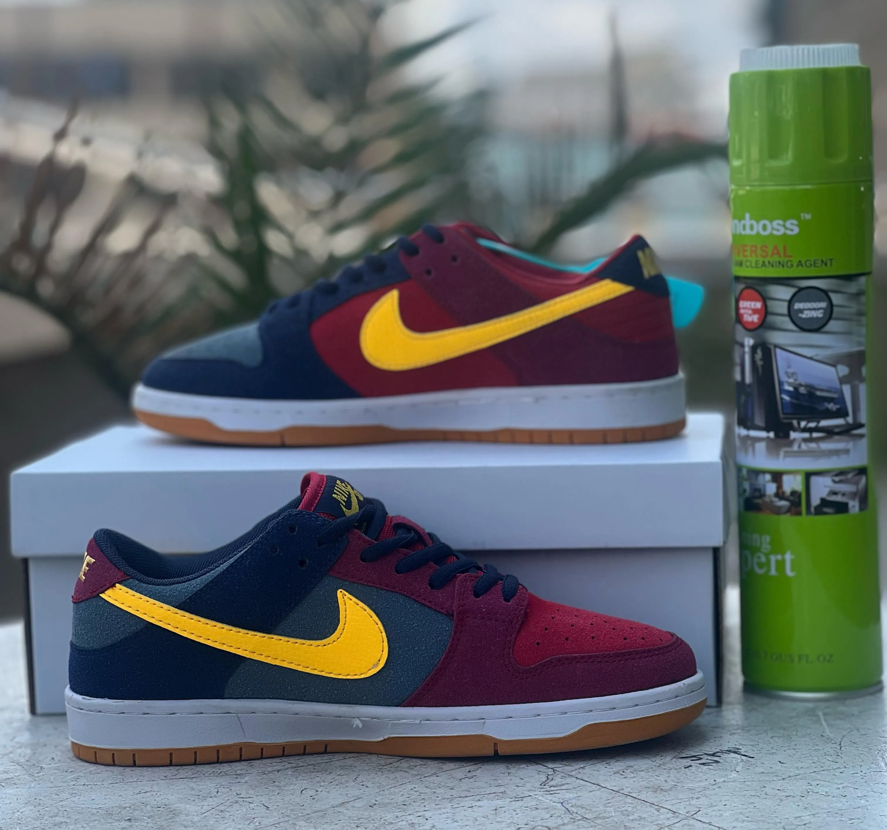 Nike Dunk Low - Red/Grey/Yellow