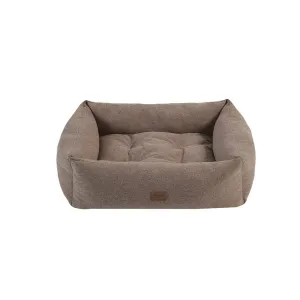 Olliix - 4-Sided Bolstered Dog Bed, Brown