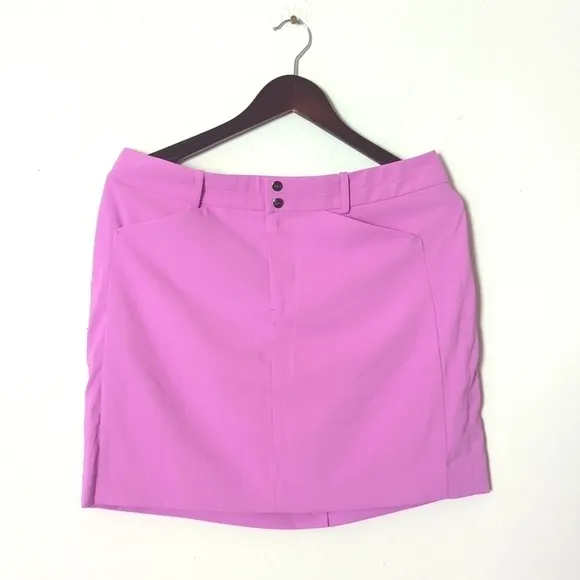 Polo Golf Ralph Lauren Womens Skort Size 6 Rose Mist Lined Pockets Skirt.