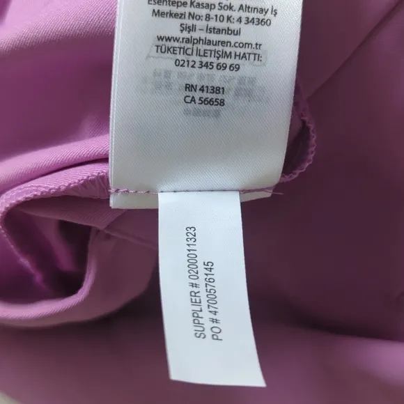 Polo Golf Ralph Lauren Womens Skort Size 6 Rose Mist Lined Pockets Skirt.