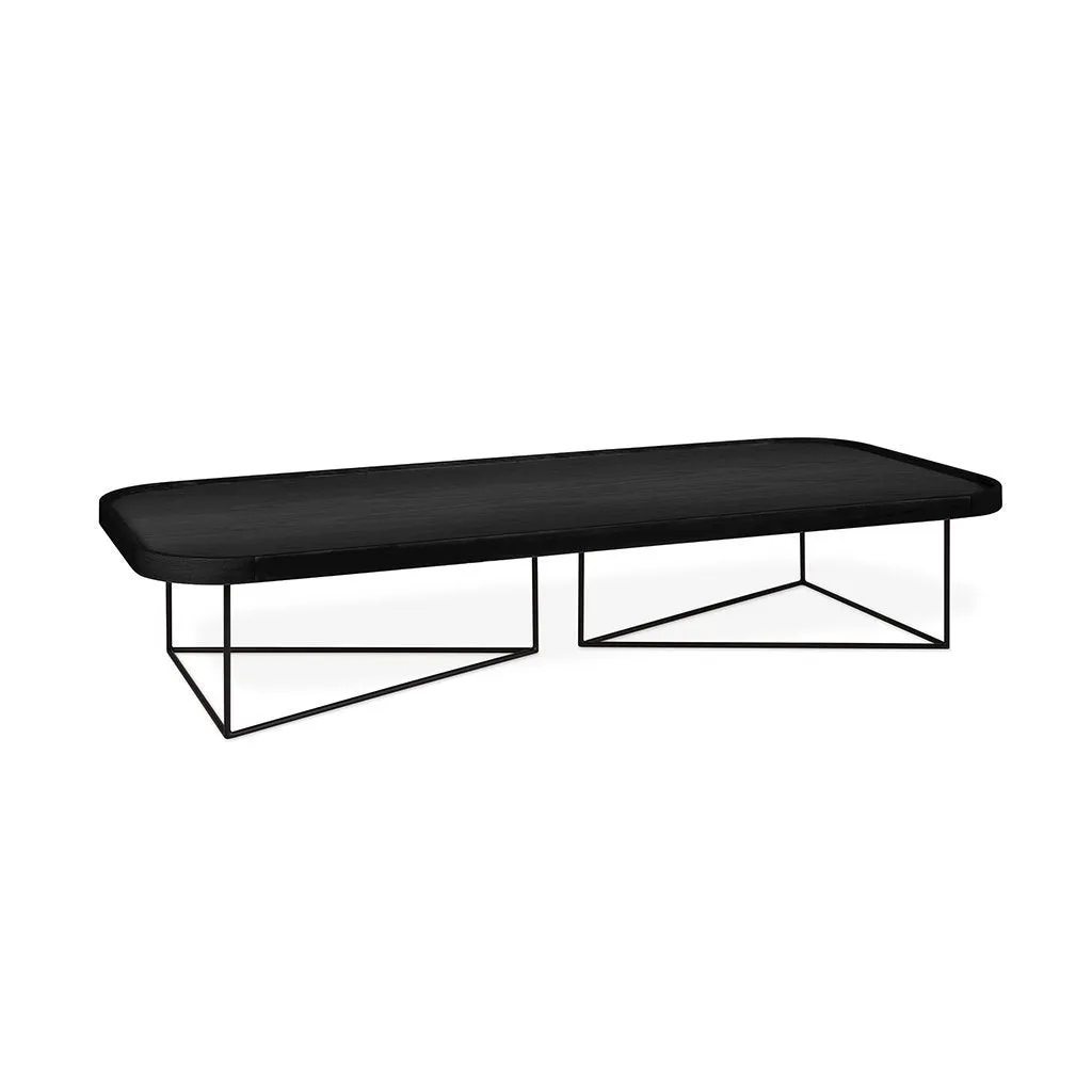 Porter Rectangular Coffee Table | Black