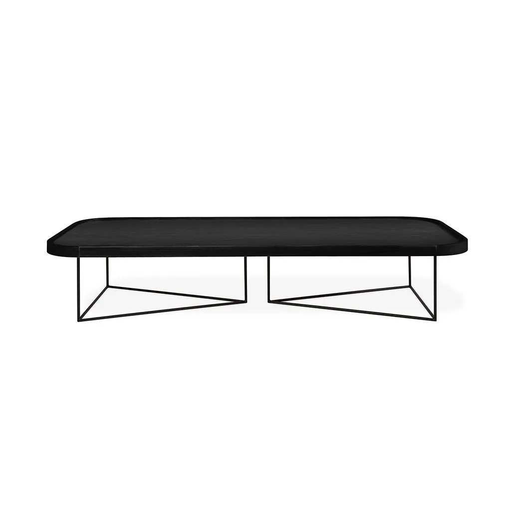 Porter Rectangular Coffee Table | Black