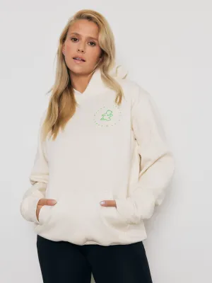 Premium Heavyweight Hoodie – Running Ted - Crème