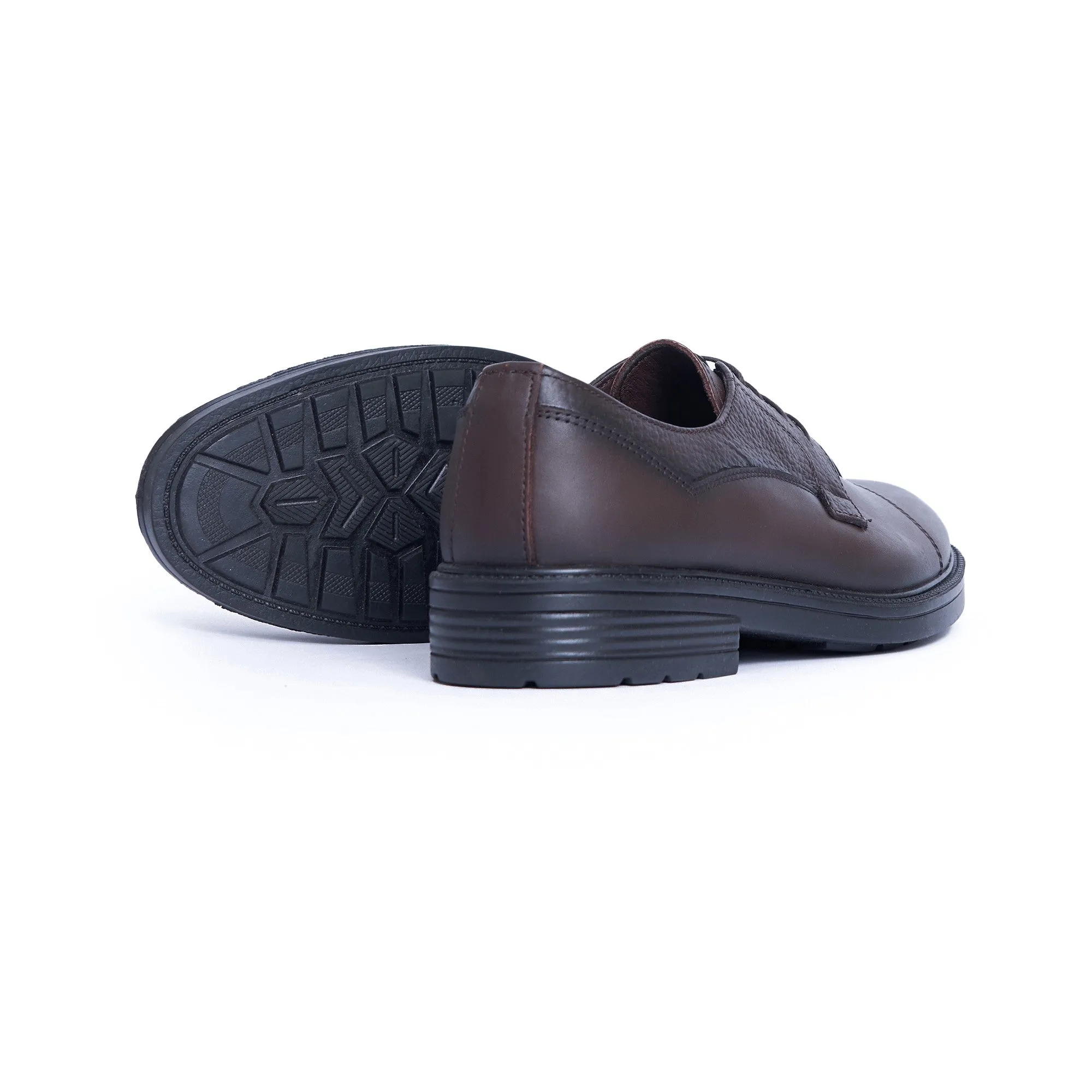 "Men's Oxford Shoes - Brown Color"