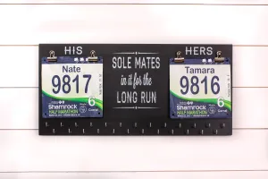 Race Bib and Medal Holder - Soul Mates - Extra Large Size