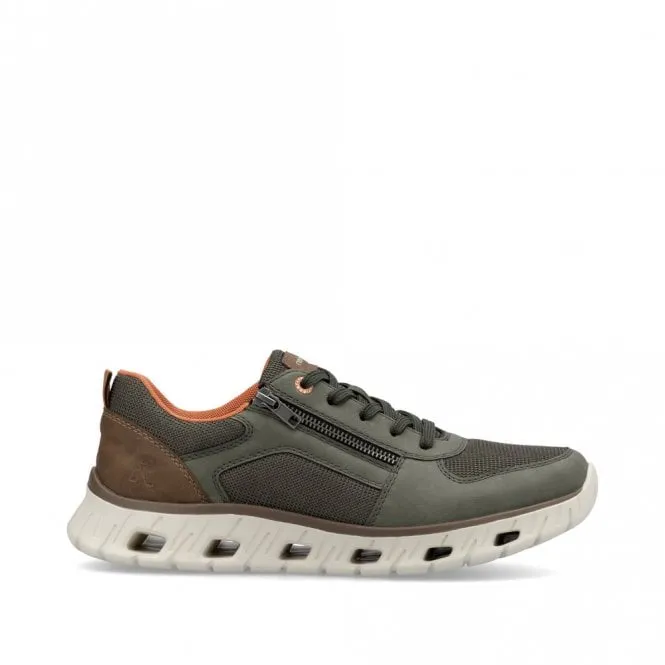 Rieker Zip & Lace Shoes for Men 04301