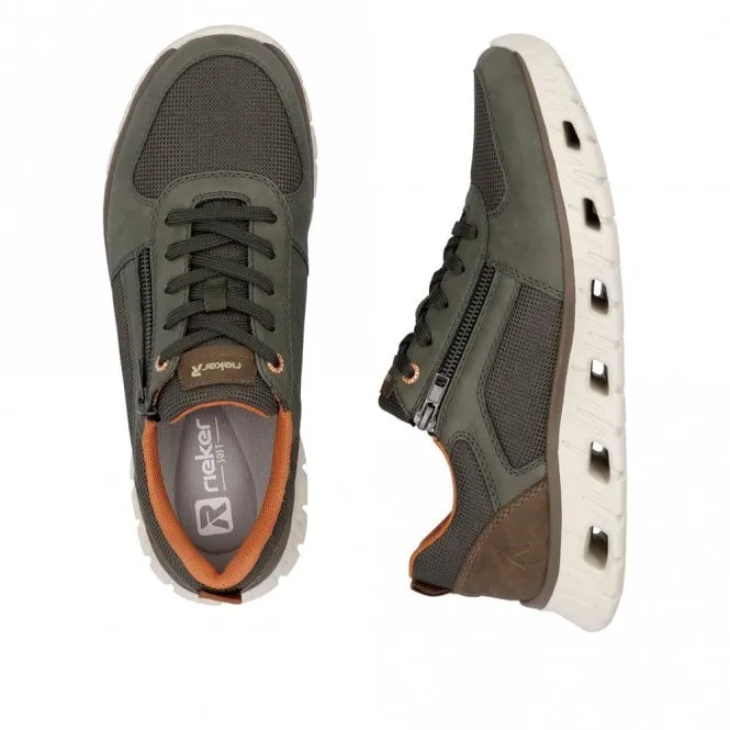 Rieker Zip & Lace Shoes for Men 04301