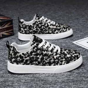 Sam - Zwart-Witte Sneakers