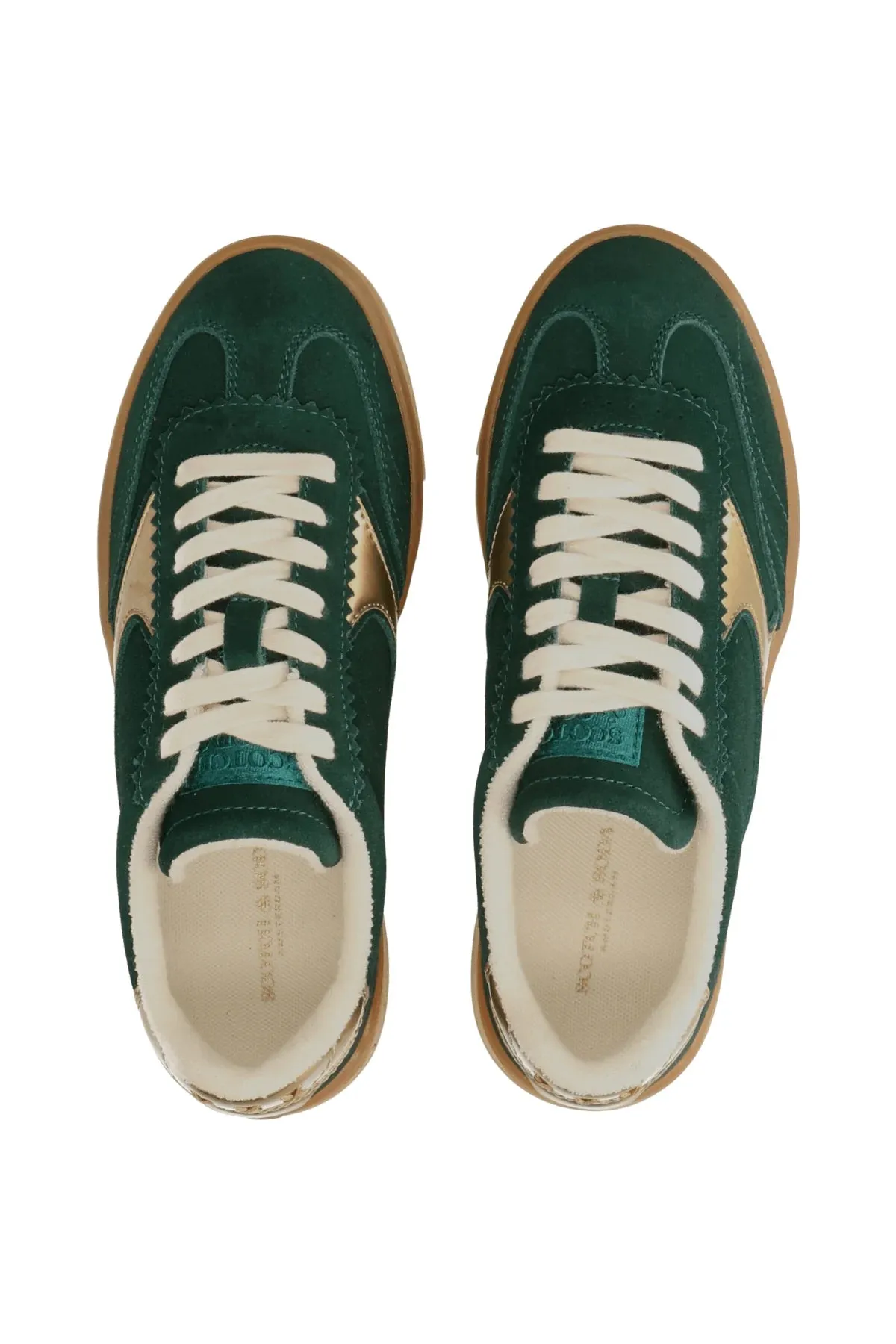 Scotch & Soda Nixie Sneaker - Cypress Green/Gold