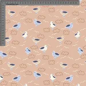 Seagulls on Natural- Ashleigh Fish - Custom Pre Order