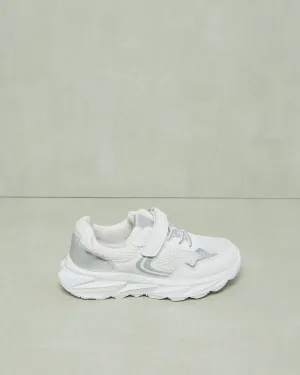 Senior Girls White Material Block Trainer