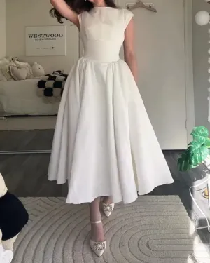SHERYL - CLASSY SOLID COLOR FASHION DRESS