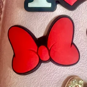 SHOE CHARMS - RED BOW