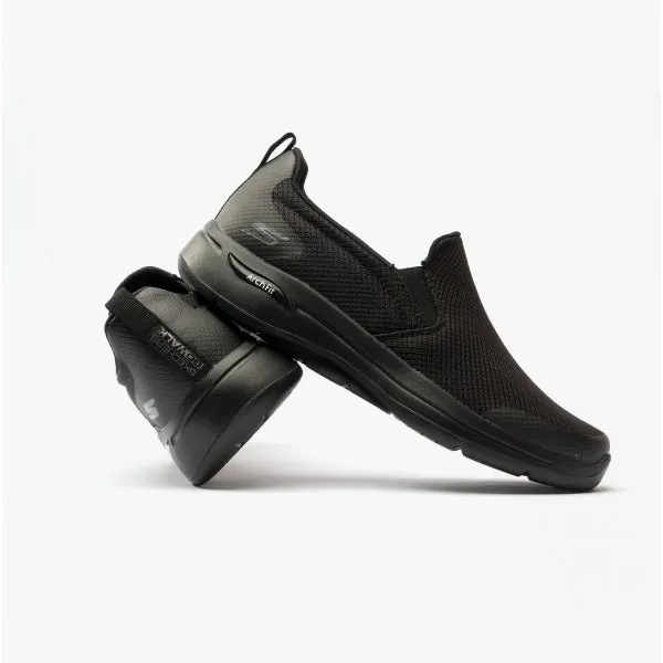 Skechers 216121/BBK GO WALK ARCH FIT-TOGPATH Mens Trainers Black