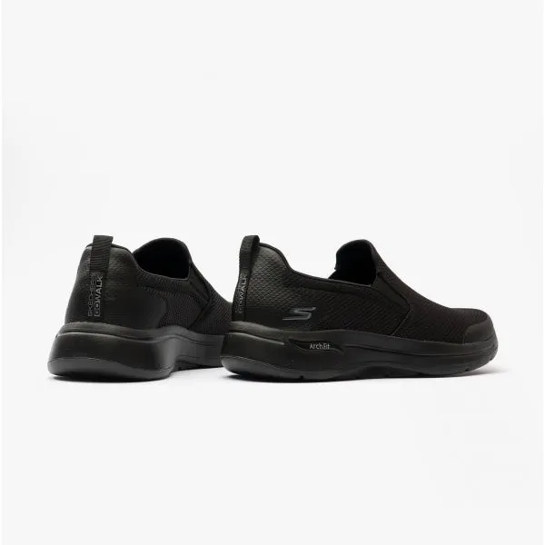 Skechers 216121/BBK GO WALK ARCH FIT-TOGPATH Mens Trainers Black