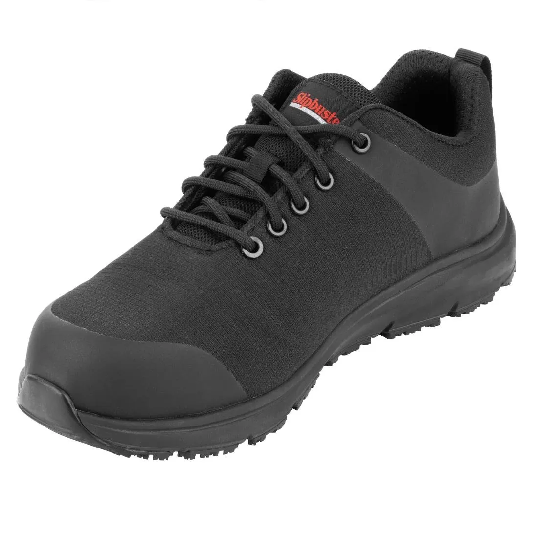 Slipbuster Flyknit Mesh Safety Trainers Black Size 42