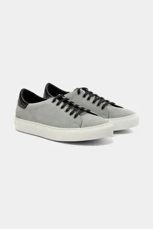 Sneaker Ante Gris Talonera A Contraste