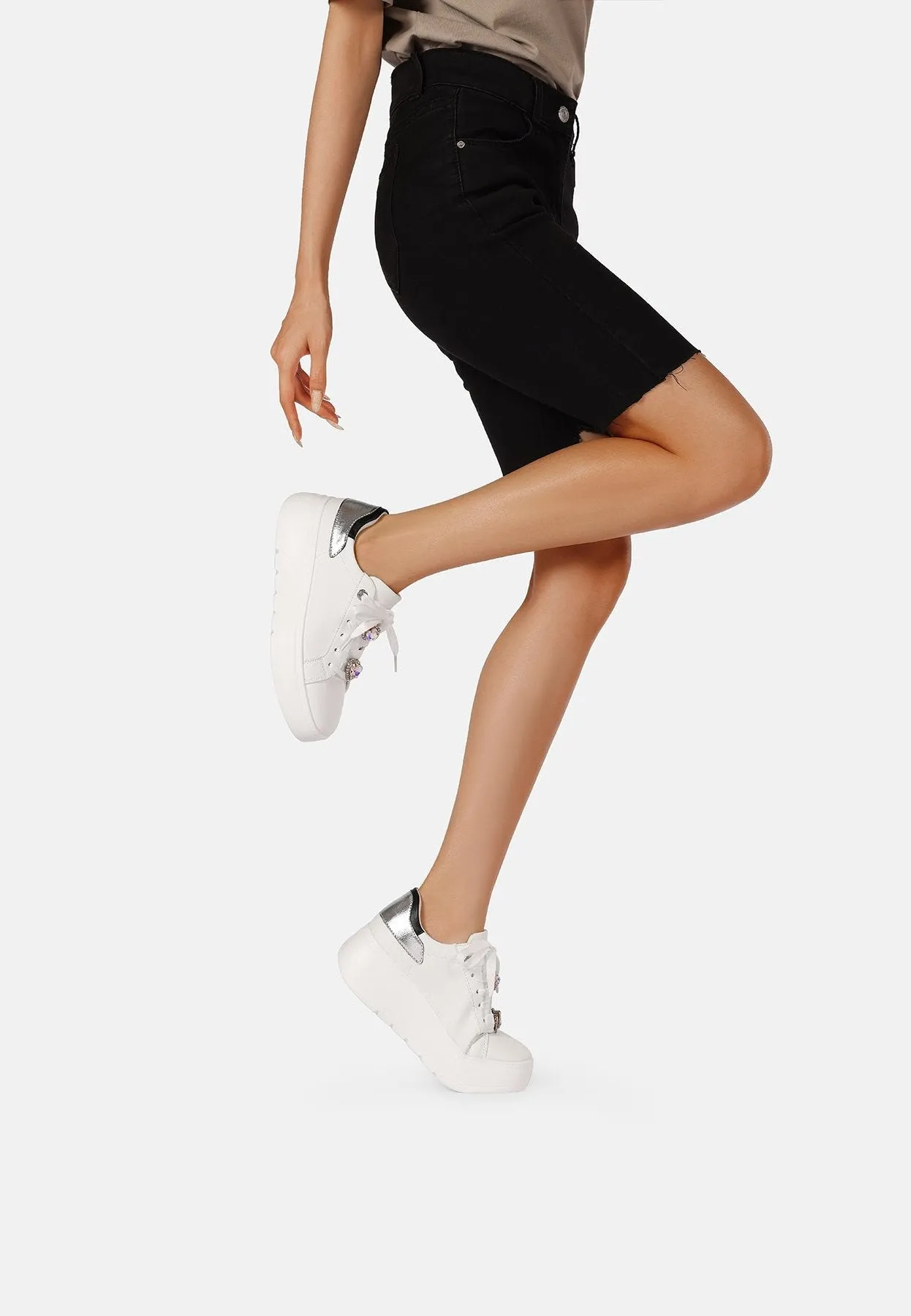 Sneakers con suola alta X31-5