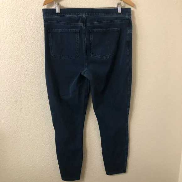 Spanx Womens Blue Jeanish Ankle Leggings Jeggings - Size 1X