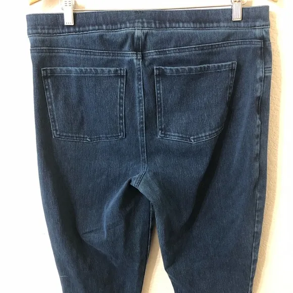 Spanx Womens Blue Jeanish Ankle Leggings Jeggings - Size 1X