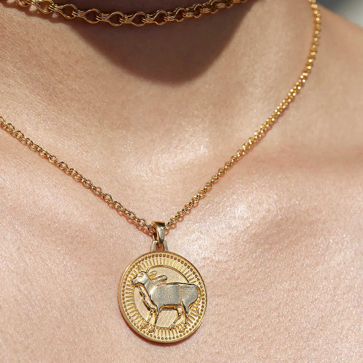 Taurus Zodiac Pendant Necklace
