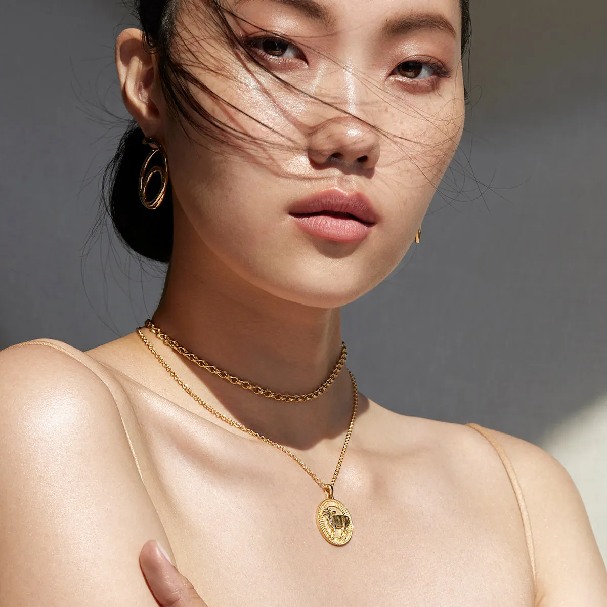 Taurus Zodiac Pendant Necklace