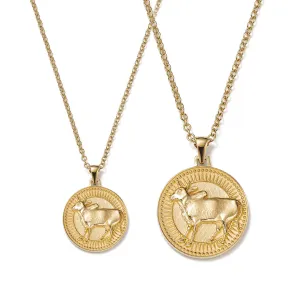 Taurus Zodiac Pendant Necklace