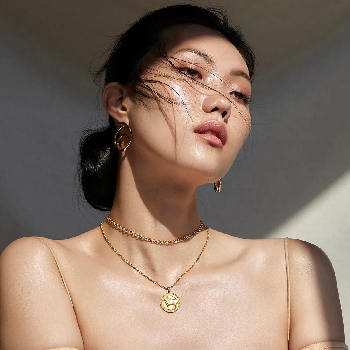 Taurus Zodiac Pendant Necklace