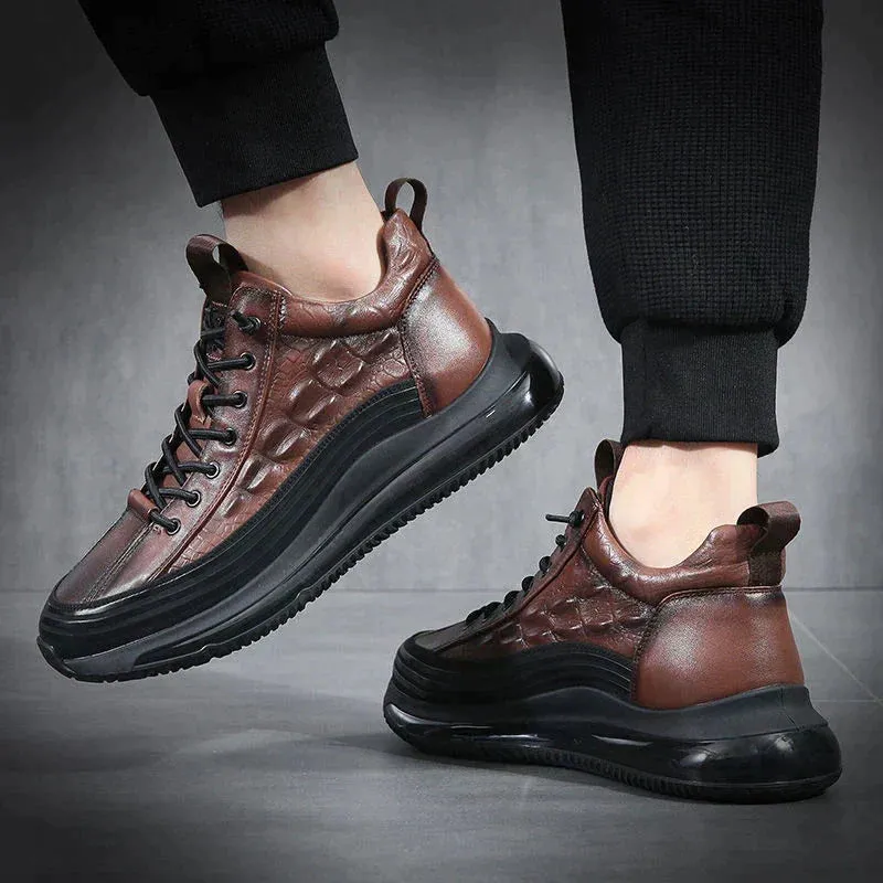 Thomas – Croco Stijlvolle Sneakers | Voor Mannen