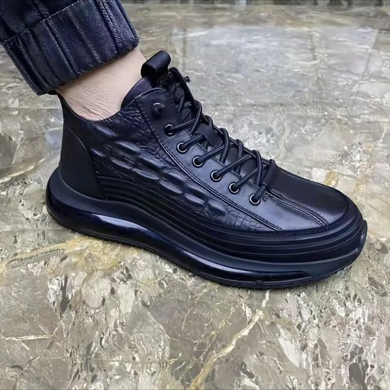 Thomas – Croco Stijlvolle Sneakers | Voor Mannen