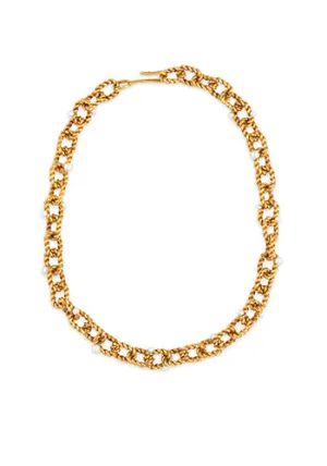 TORSADE LINK PEARL NECKLACE