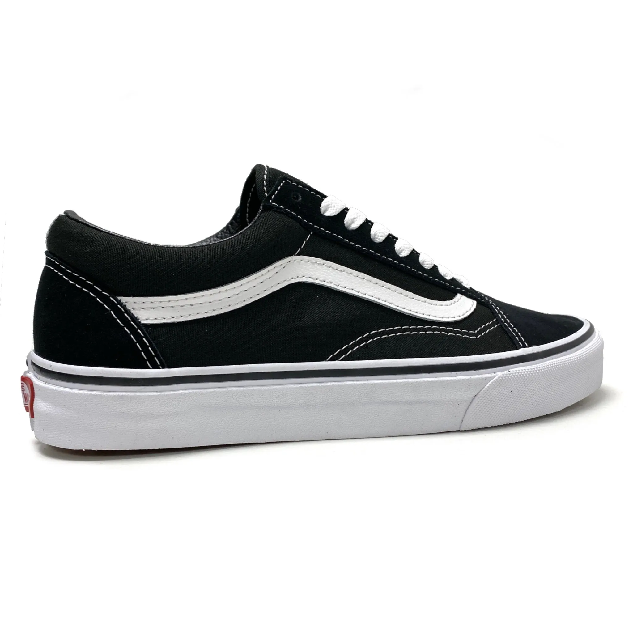 VANS OLD SKOOL BLACK & WHITE UNISEX TRAINERS