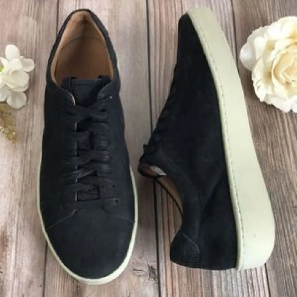Vince Black Leather Sneaker 9M