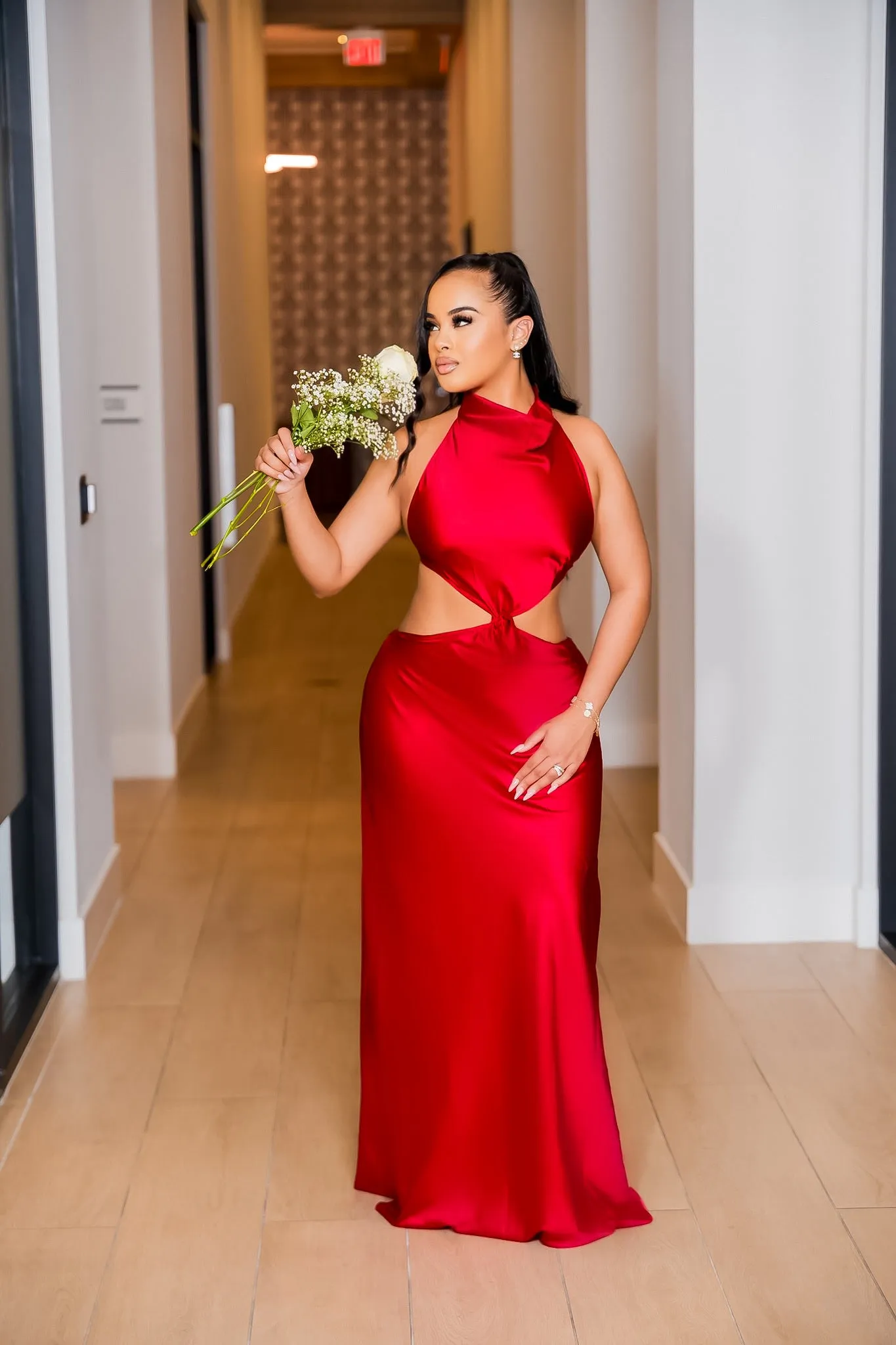 Wine Maxi Dress