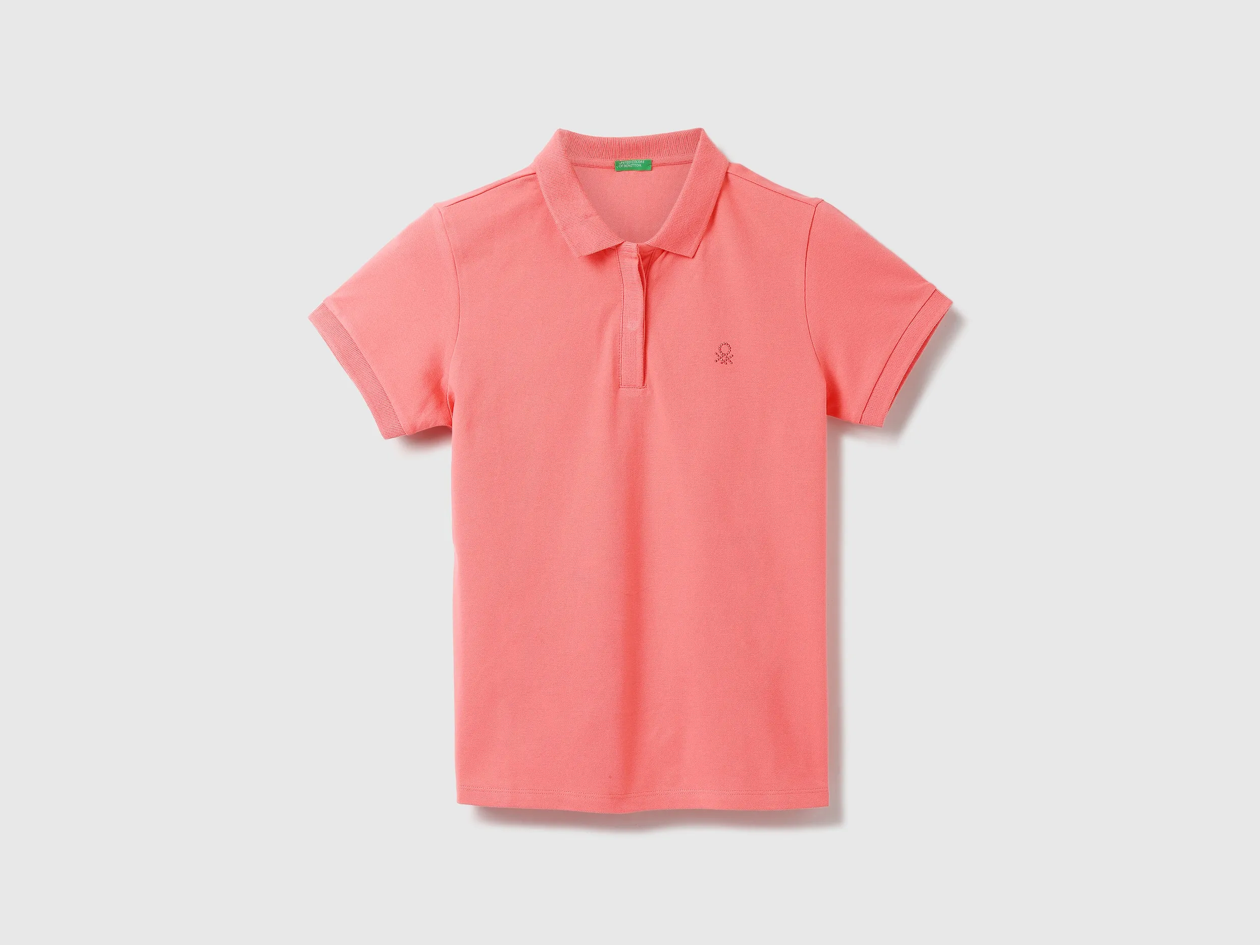 Women Solid Polo Collar T-shirt