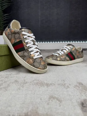 WOMENS - Gucci Ace Trainers - Brown