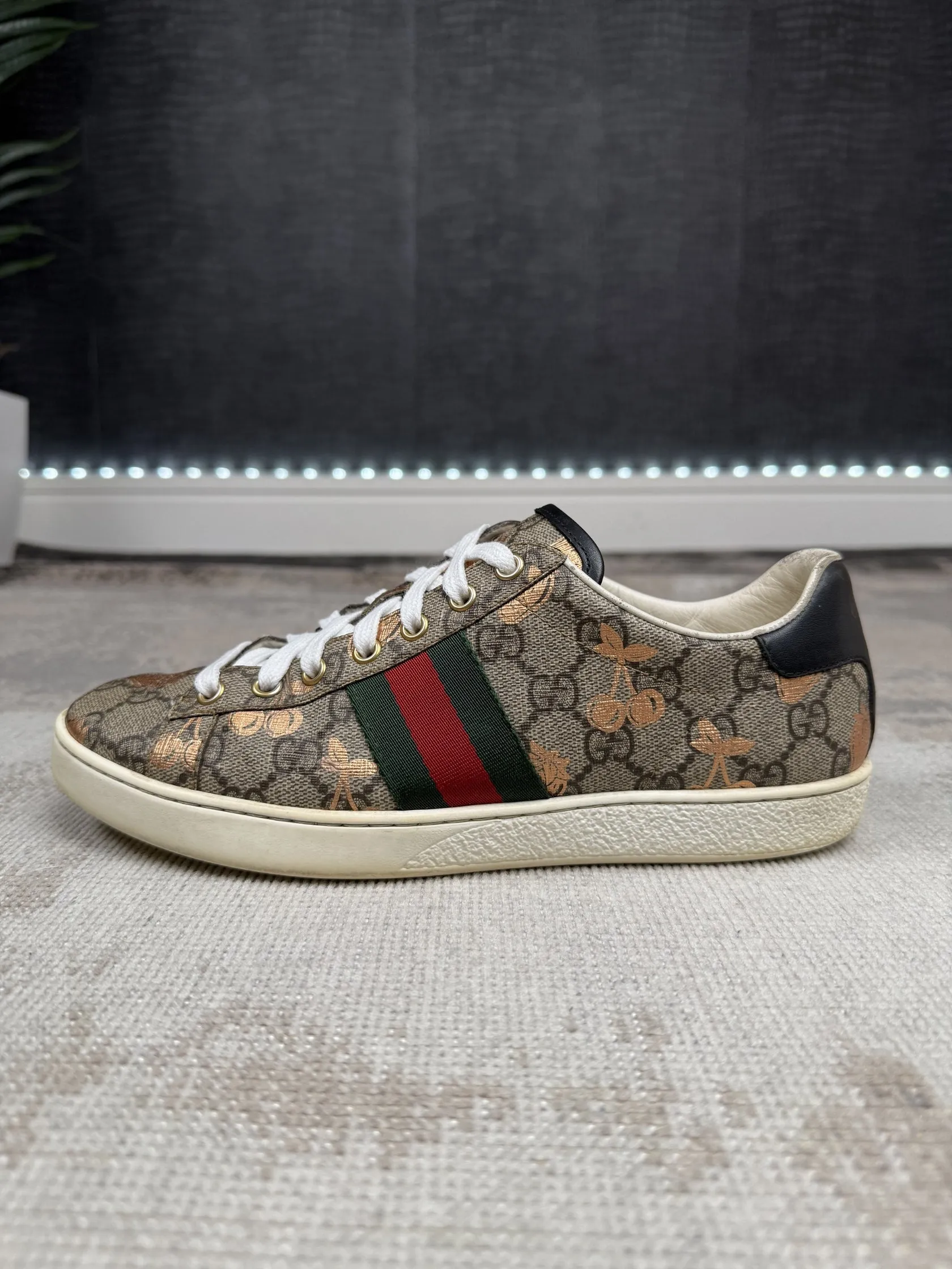 WOMENS - Gucci Ace Trainers - Brown