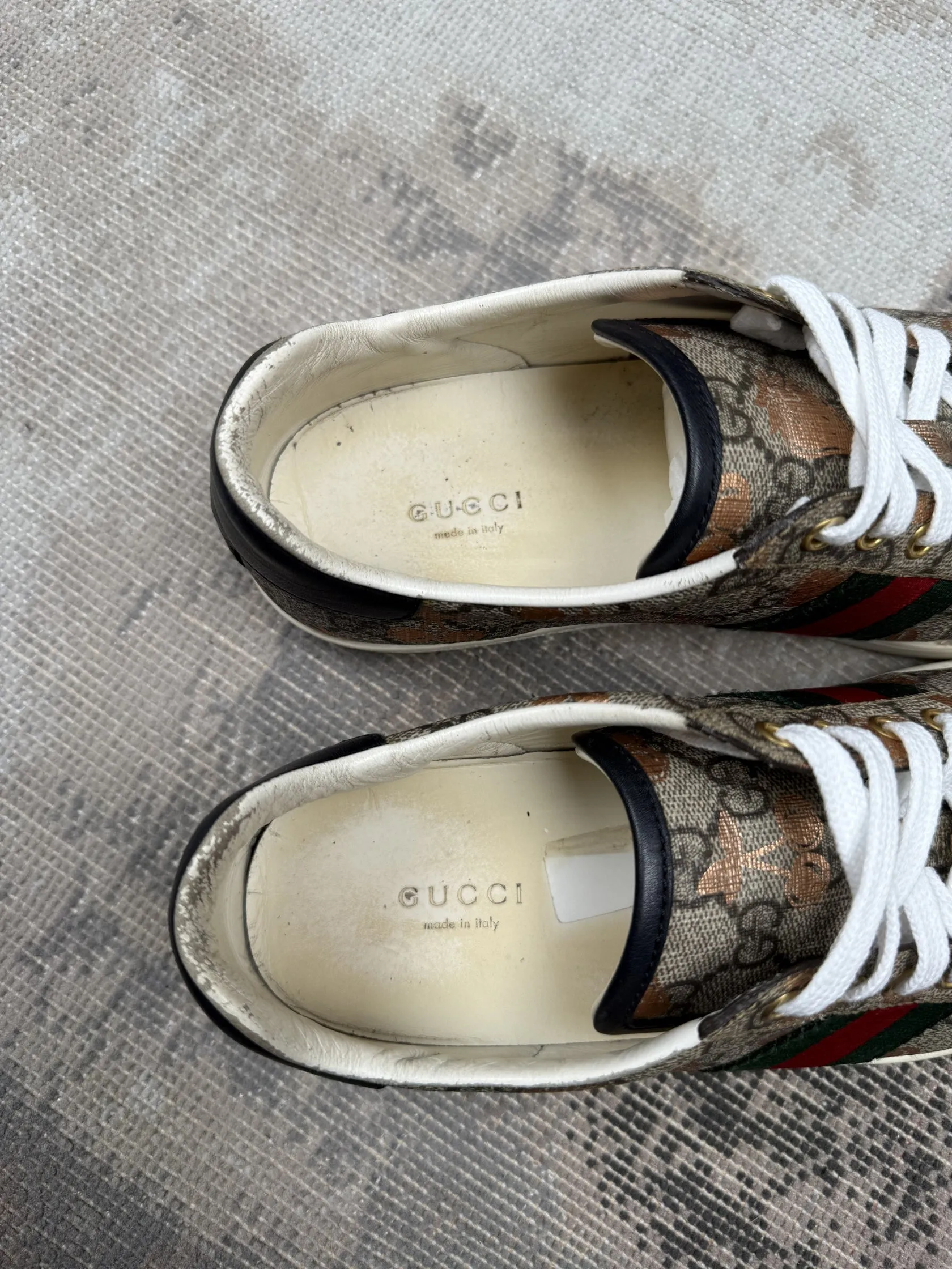 WOMENS - Gucci Ace Trainers - Brown