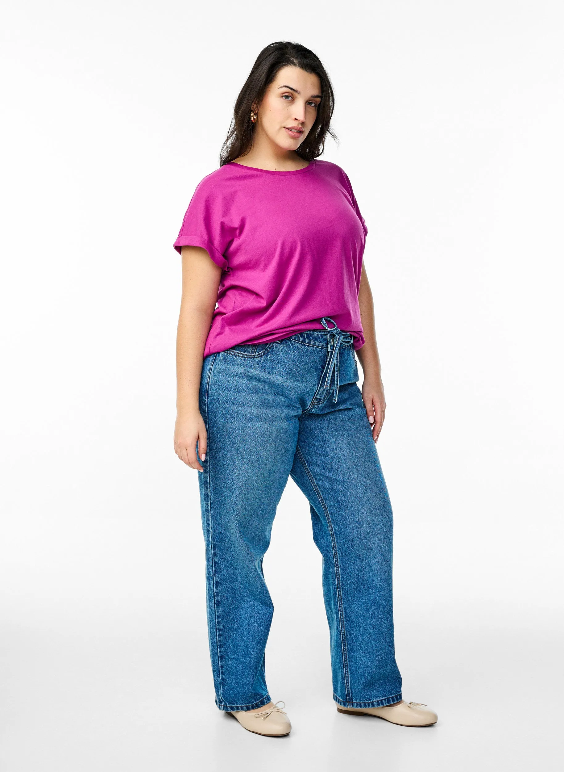 Zizzi Katja T-Shirt in Violet
